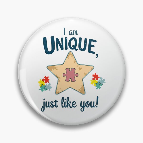 Item preview, I Am Unique Just Like You | Autism Acceptance Design designed and sold by LABERTINY VINTAGE.