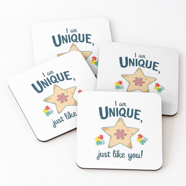 Item preview, I Am Unique Just Like You | Autism Acceptance Design designed and sold by LABERTINY VINTAGE.