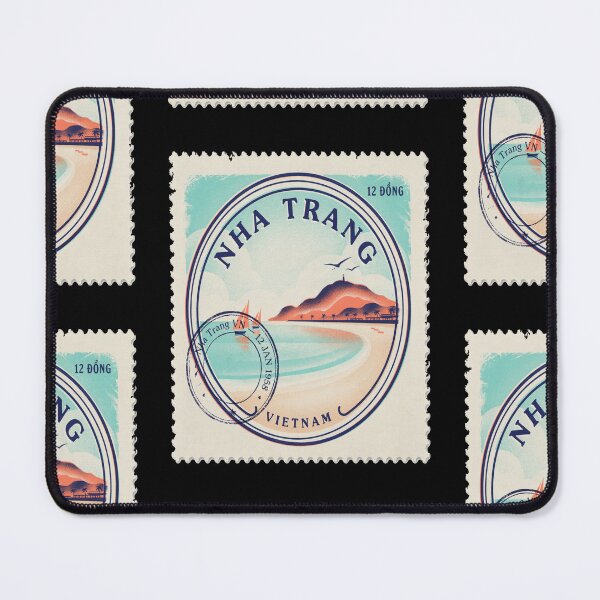 Item preview, Nha Trang Vietnam Coastal Postage Stamp Travel Sticker designed and sold by stickercuffs.