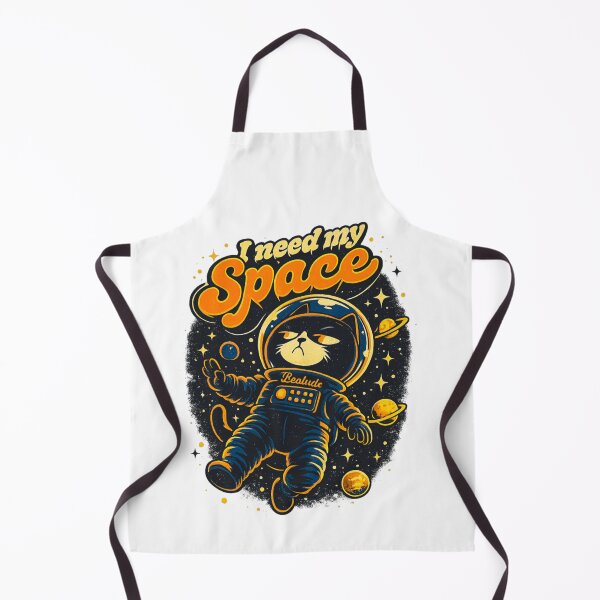 Item preview, Retro Cat Astronaut I Need My Space designed and sold by The D Edition.