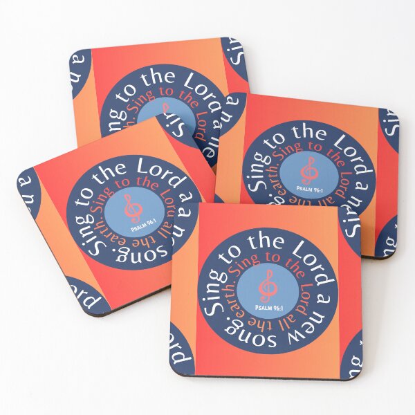 Item preview, Psalm 96v1 Scripture graphic design art designed and sold by Boy and Belugee.