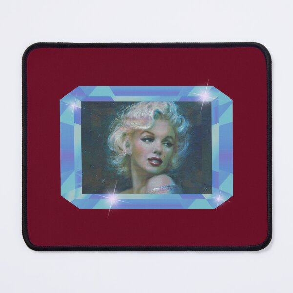 Item preview, Glamorous Marilyn (Aqua on Burgundy) designed and sold by PawsitiveMum3.
