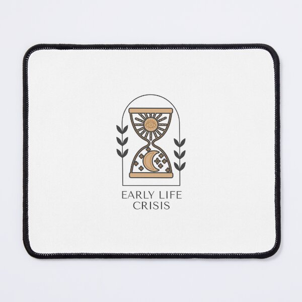 Item preview, Early Life Crisis Hourglass T-Shirt — Witchy Boho Spiritual Humor Gift Sun Moon Eye Art designed and sold by lenalenspod.