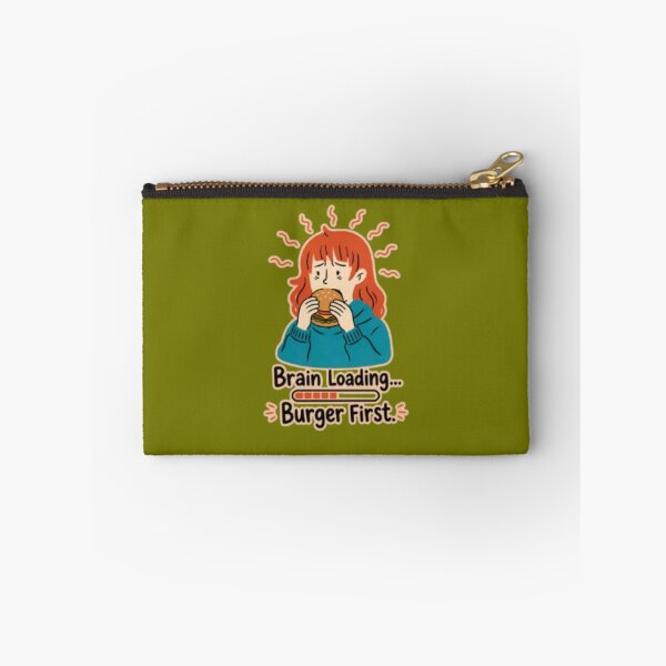 Item preview, Brain Loading Burger First Funny Comfort Food Pop Art designed and sold by Miheerala.