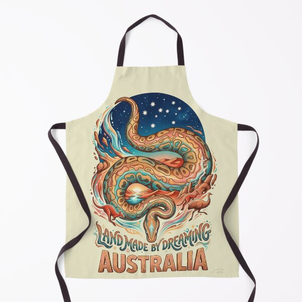 Item preview, Australia Rainbow Serpent Dreamtime Outback Design designed and sold by VoidAnimeStudio.