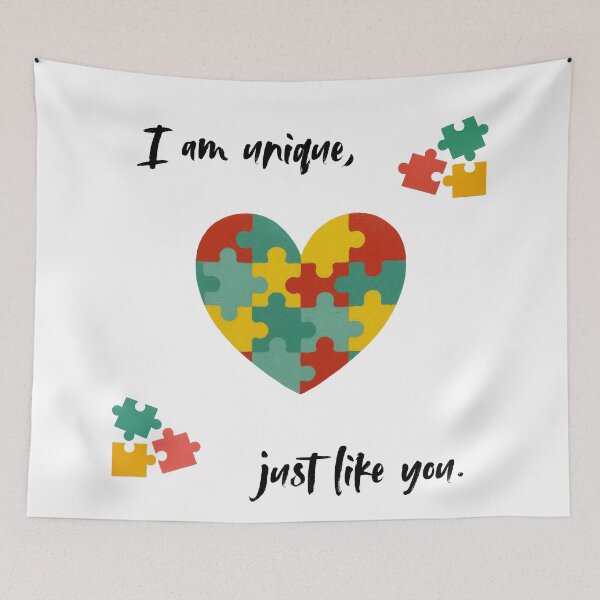 Item preview, Autism Acceptance Heart  designed and sold by LABERTINY VINTAGE.