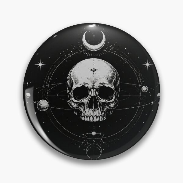 Item preview, Celestial skull with sacred cosmic geometry designed and sold by Krajnik.