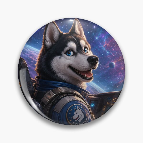 Item preview, Husky Space-Pilot Guided By The Galaxies designed and sold by nikkolaus.