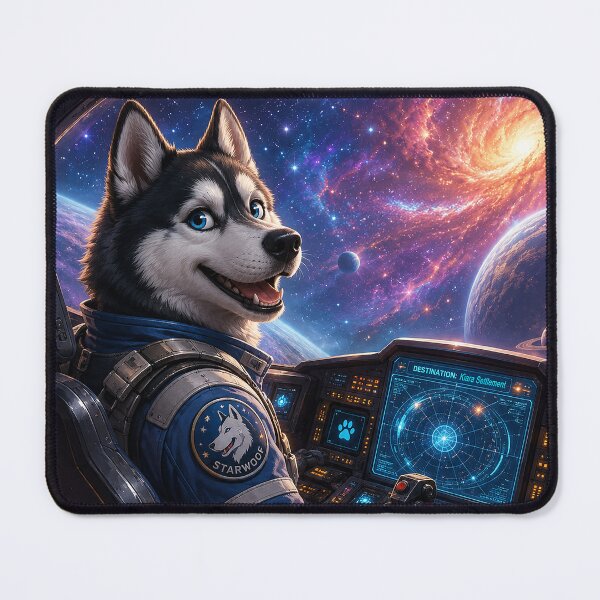 Item preview, Husky Space-Pilot Guided By The Galaxies designed and sold by nikkolaus.