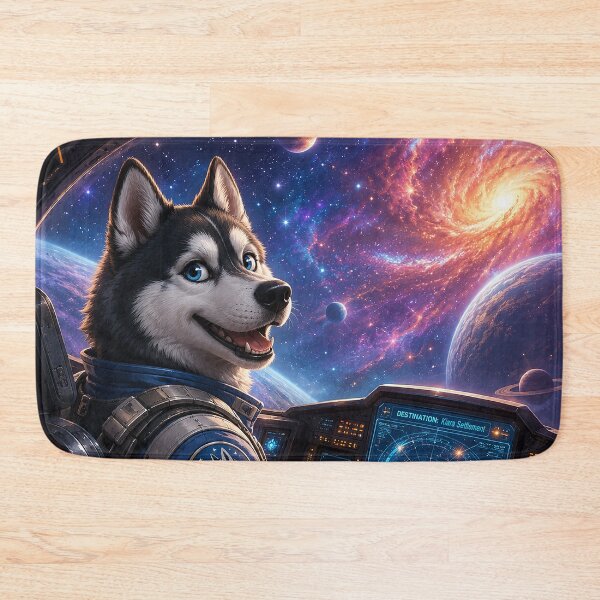 Item preview, Husky Space-Pilot Guided By The Galaxies designed and sold by nikkolaus.
