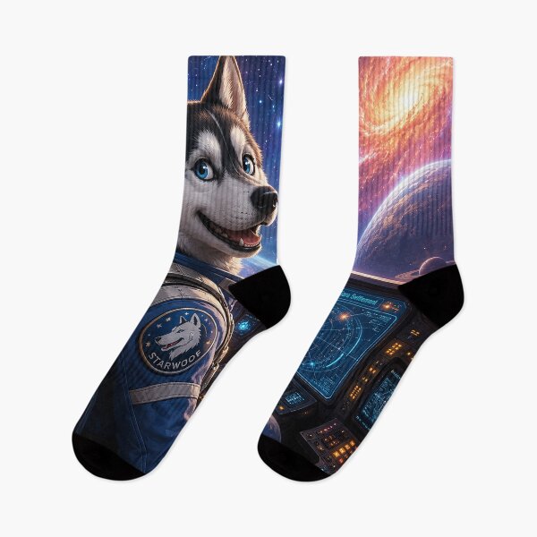 Item preview, Husky Space-Pilot Guided By The Galaxies designed and sold by nikkolaus.