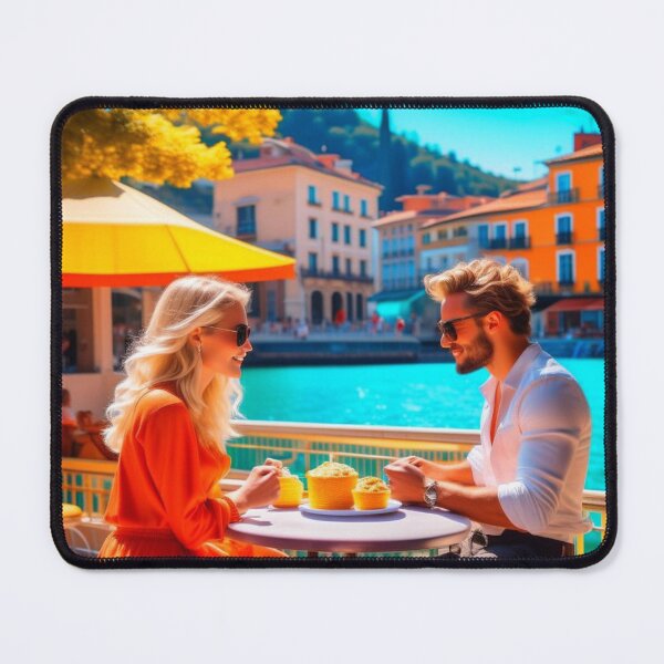 Item preview, Summer Romance in Portofino Italian Riviera Painting designed and sold by UmSkelig834.