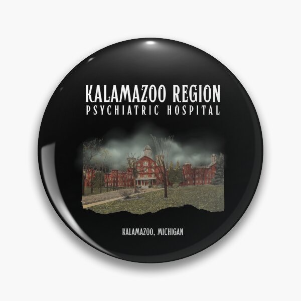 Item preview, Kalamazoo Regional Psychiatric Hospital (Kalamazoo, Michigan) Hero Graphic designed and sold by GhostlyWorld.