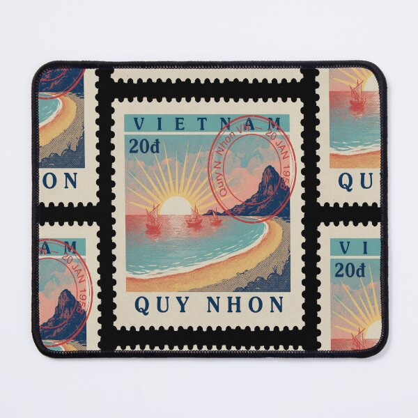 Item preview, Quy Nhon Vietnam Coastal Postage Stamp Travel Sticker designed and sold by stickercuffs.