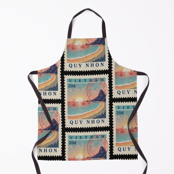 Item preview, Quy Nhon Vietnam Coastal Postage Stamp Travel Sticker designed and sold by stickercuffs.