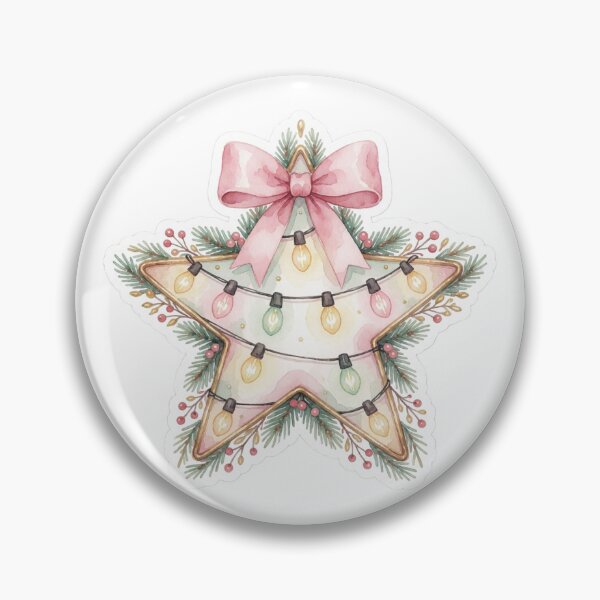 Item preview, Christmas Star Ornament Sticker | Holiday Tree Topper designed and sold by AillustriaAK.