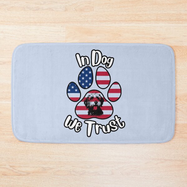 Item preview, In DOG we trust paw print/dog illustration designed and sold by Doodles Down South.