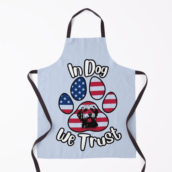 Item preview, In DOG we trust paw print/dog illustration designed and sold by Doodles Down South.