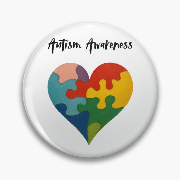 Item preview, Autism Awareness Puzzle Heart designed and sold by LABERTINY VINTAGE.