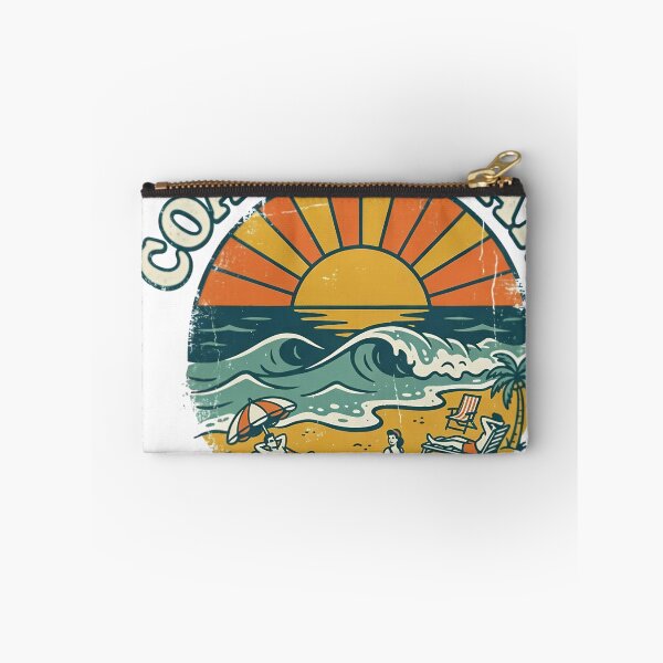 Item preview, Coastal State of Mind Vintage Beach Sunset Waves designed and sold by JMDesignHub.