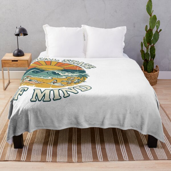 Item preview, Coastal State of Mind Vintage Beach Sunset Waves designed and sold by JMDesignHub.