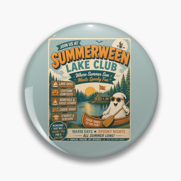 Item preview, Summerween Lake Club designed and sold by AmericanCryptid.