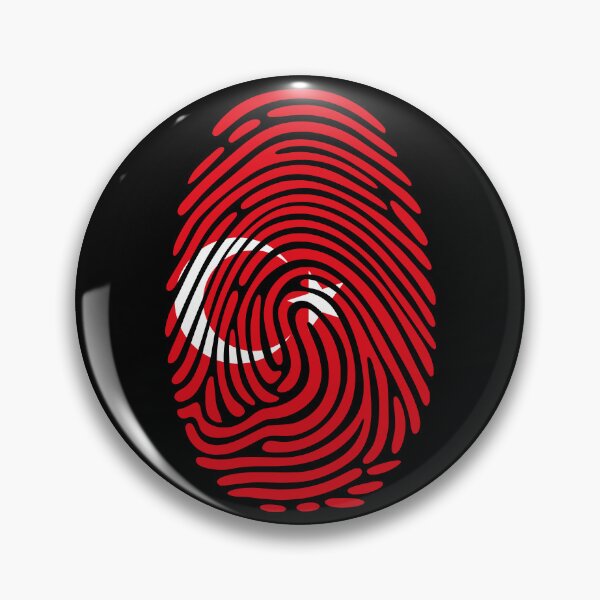 Item preview, Turkey Flag Fingerprint Identity | Turkish DNA Heritage Graphic designed and sold by NTGUILTY.