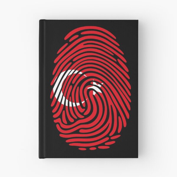Item preview, Turkey Flag Fingerprint Identity | Turkish DNA Heritage Graphic designed and sold by NTGUILTY.