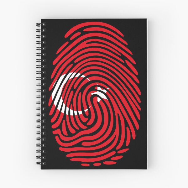 Item preview, Turkey Flag Fingerprint Identity | Turkish DNA Heritage Graphic designed and sold by NTGUILTY.