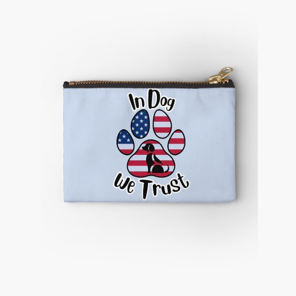 Item preview, In DOG we trust paw print/dog graphic (black) designed and sold by Doodles Down South.