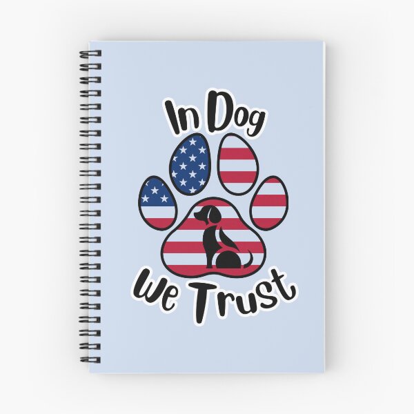 Item preview, In DOG we trust paw print/dog graphic (black) designed and sold by Doodles Down South.
