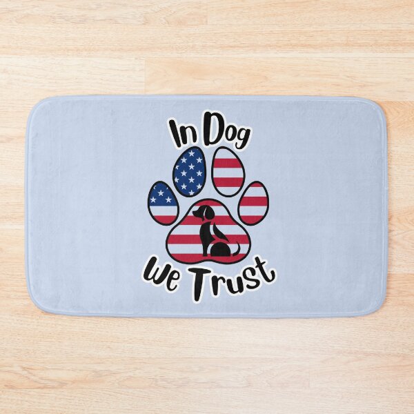 Item preview, In DOG we trust paw print/dog graphic (black) designed and sold by Doodles Down South.