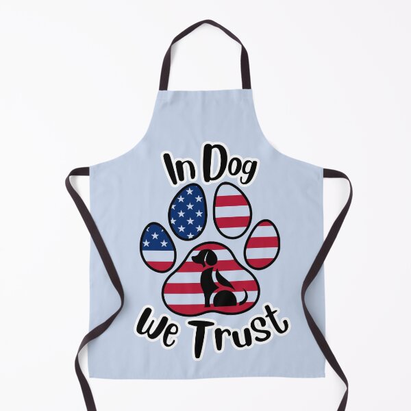Item preview, In DOG we trust paw print/dog graphic (black) designed and sold by Doodles Down South.