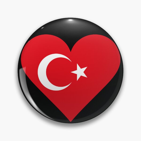 Item preview, Turkey Heart Flag Graphic | I Love Turkey Patriotic Symbol designed and sold by NTGUILTY.