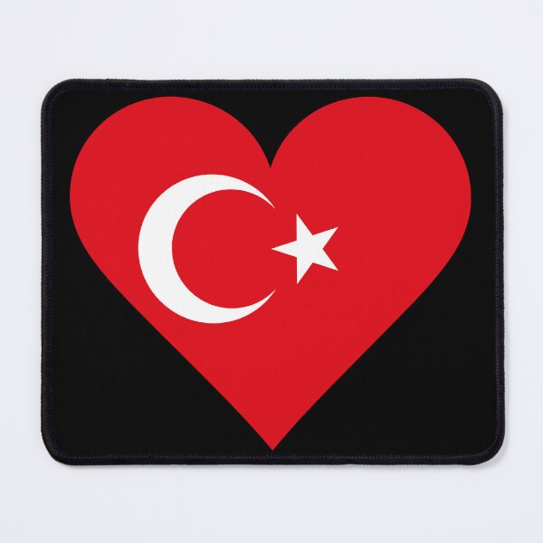 Item preview, Turkey Heart Flag Graphic | I Love Turkey Patriotic Symbol designed and sold by NTGUILTY.