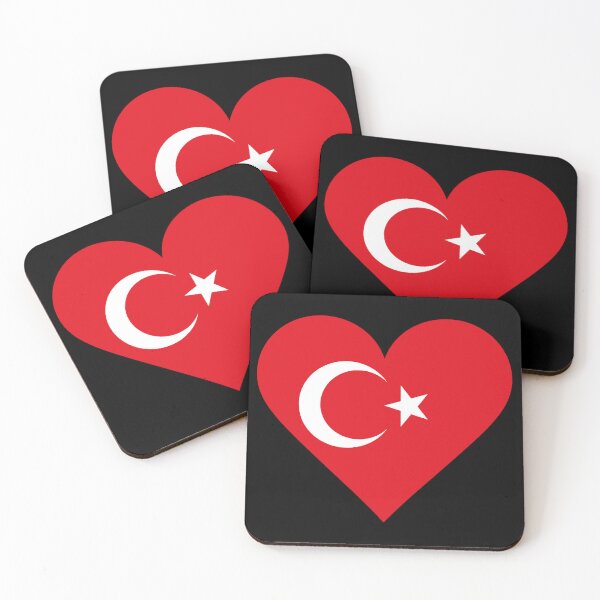 Item preview, Turkey Heart Flag Graphic | I Love Turkey Patriotic Symbol designed and sold by NTGUILTY.