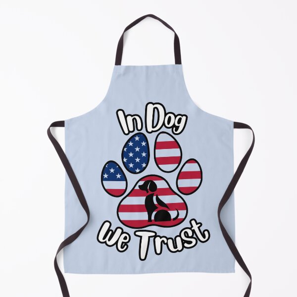 Item preview, In DOG we trust paw print/dog graphic (white/black) designed and sold by Doodles Down South.