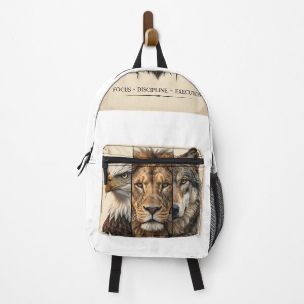 Item preview, Cute​Eagle Lion Wolf Focus Discipline Execution Motivational Art Teddy Bear Nice To Meet You Typography Design designed and sold by Hey! your search is end here.