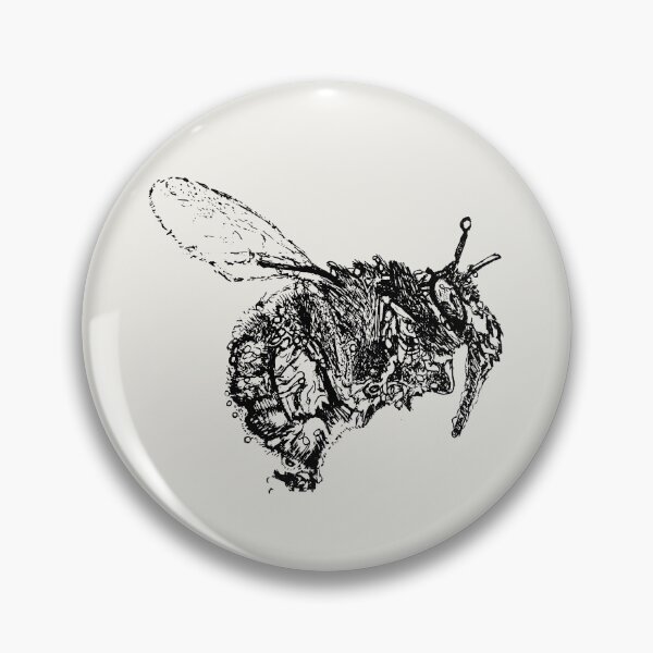 Item preview, Hairy-Footed Flower Bee - (#F0EEE9) designed and sold by The Stippler Process.