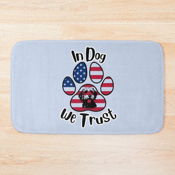 Item preview, In DOG we trust paw print/dog illustration (black) designed and sold by Doodles Down South.