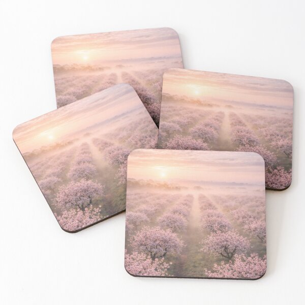 Item preview, Pink Blossom Sunrise – Spring Orchard designed and sold by Yomere.