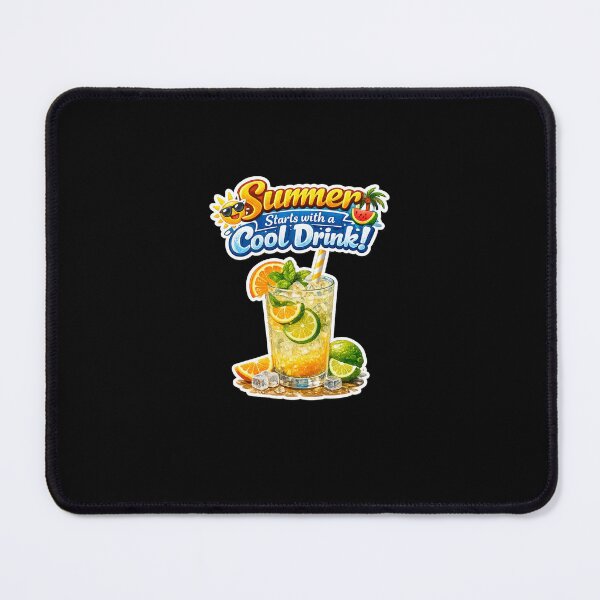 Item preview, Summer Feels With A Cool Drink designed and sold by EduardTT.