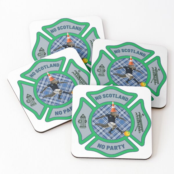 Item preview, Miami Fire Rescue x Tartan Army Alligator No Scotland No Party designed and sold by BerlinerKatzen.
