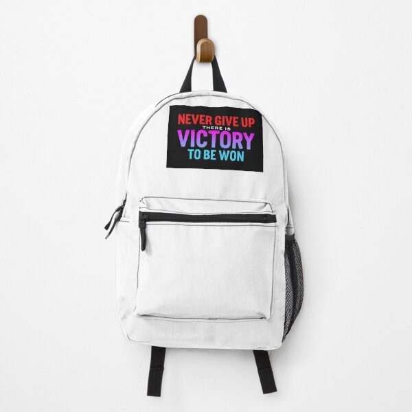 Item preview, NEVER GIVE UP THERE IS VICTORY TO BE WON designed and sold by Akosombo.
