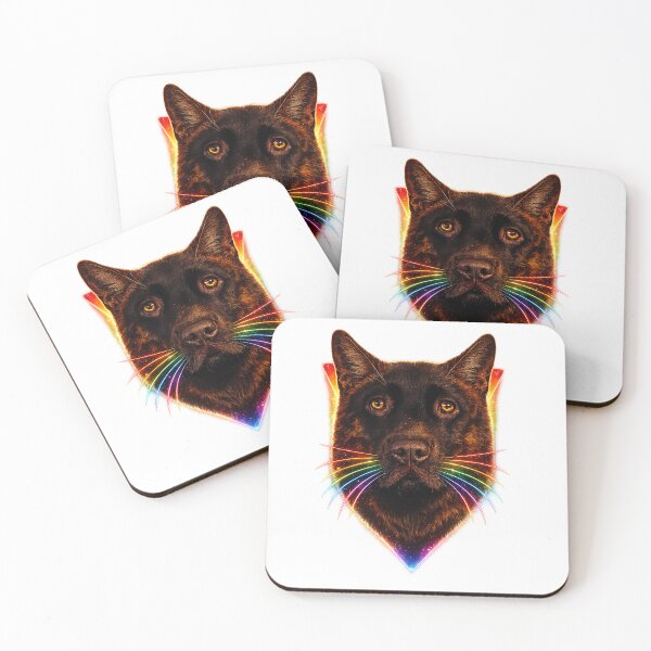 Item preview, Rainbow cat dog designed and sold by Les Pics'n'Pop de Lara.