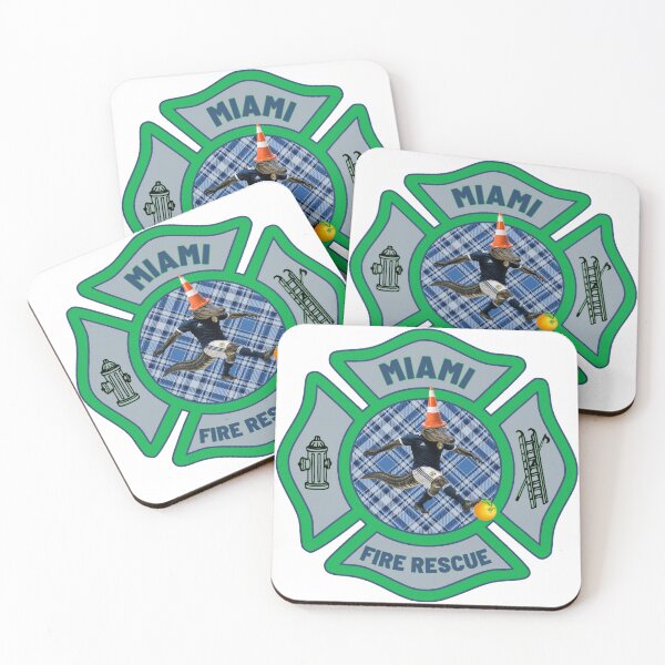 Artikelvorschau, Miami Fire Rescue x Tartan Army Alligator Maltese Cross entworfen und verkauft von BerlinerKatzen.