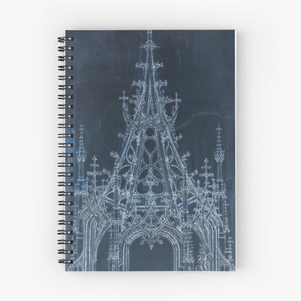 Item preview, Gothic Monument Blueprint designed and sold by Travel-Inspired Wearable Art.