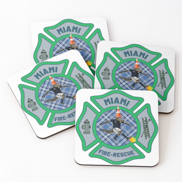 Artikelvorschau, Miami Fire-Rescue x Tartan Army Alligator Maltese Cross entworfen und verkauft von BerlinerKatzen.