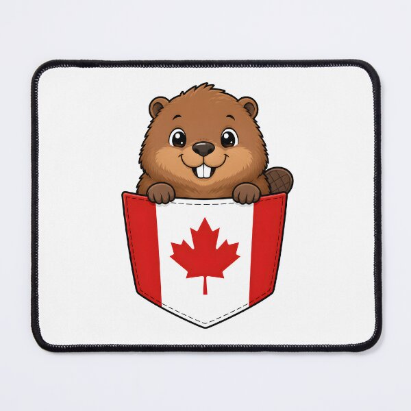 Item preview, Cute Canadian Beaver Pocket Pal designed and sold by puredevn.