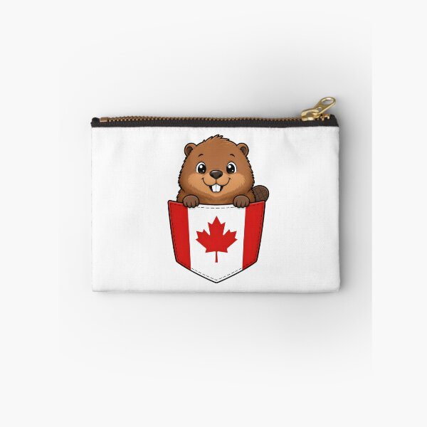 Item preview, Cute Canadian Beaver Pocket Pal designed and sold by puredevn.